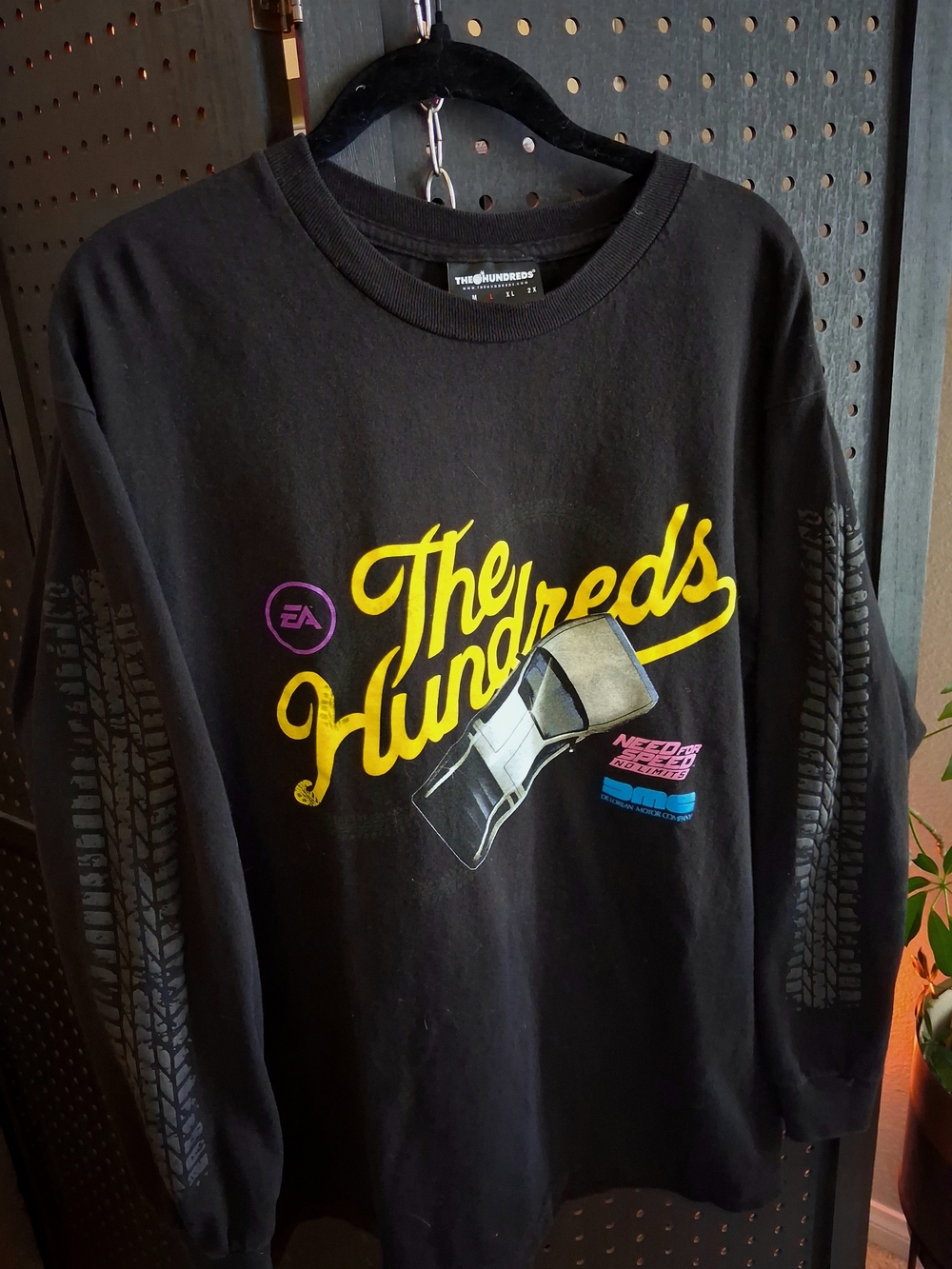 The Hundreds Black Crewneck Long sleeve Shirt. DMC, EA SPORTS NEED FOR SPEED